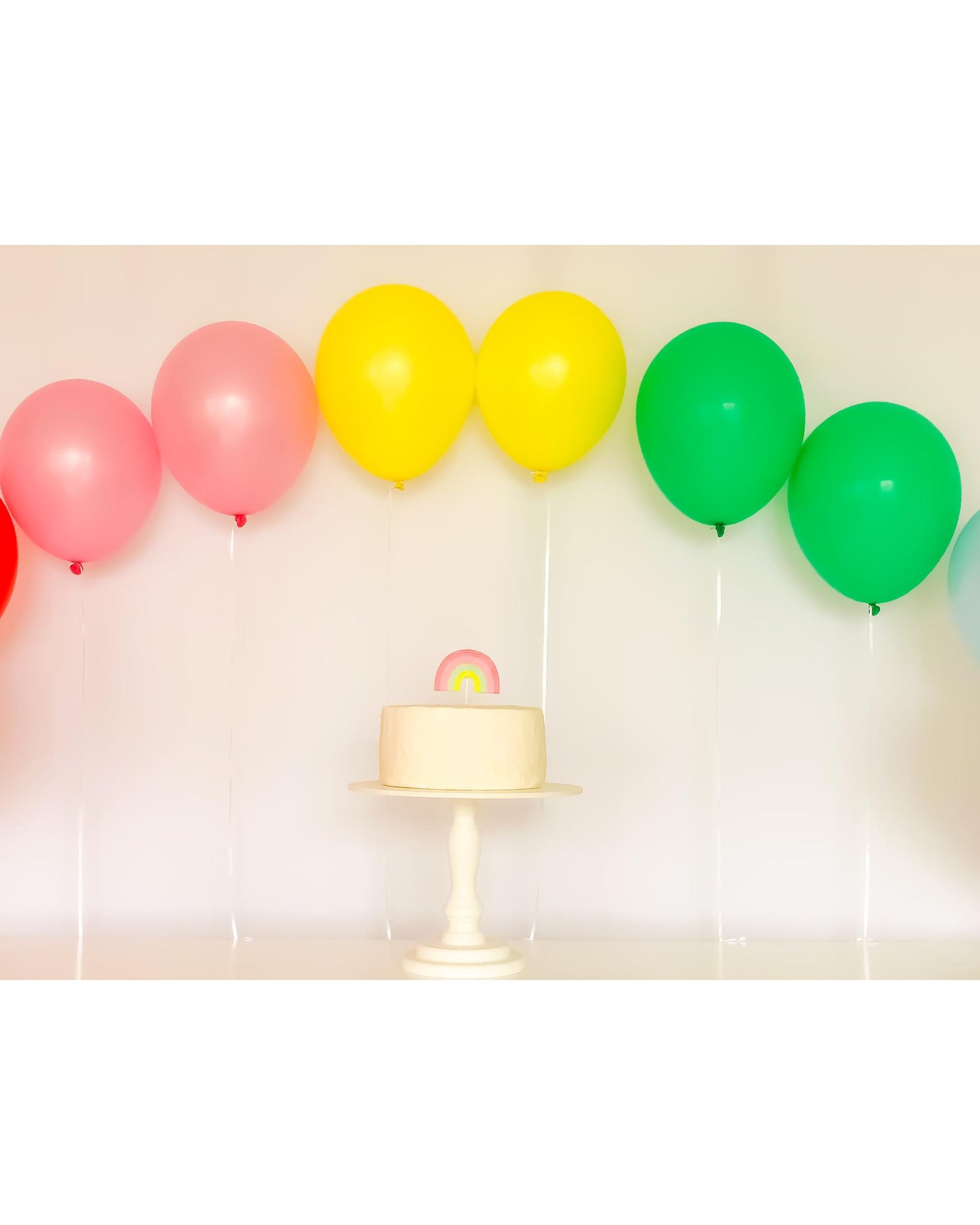 Kit Decoração Arco Íris - Tamanho G