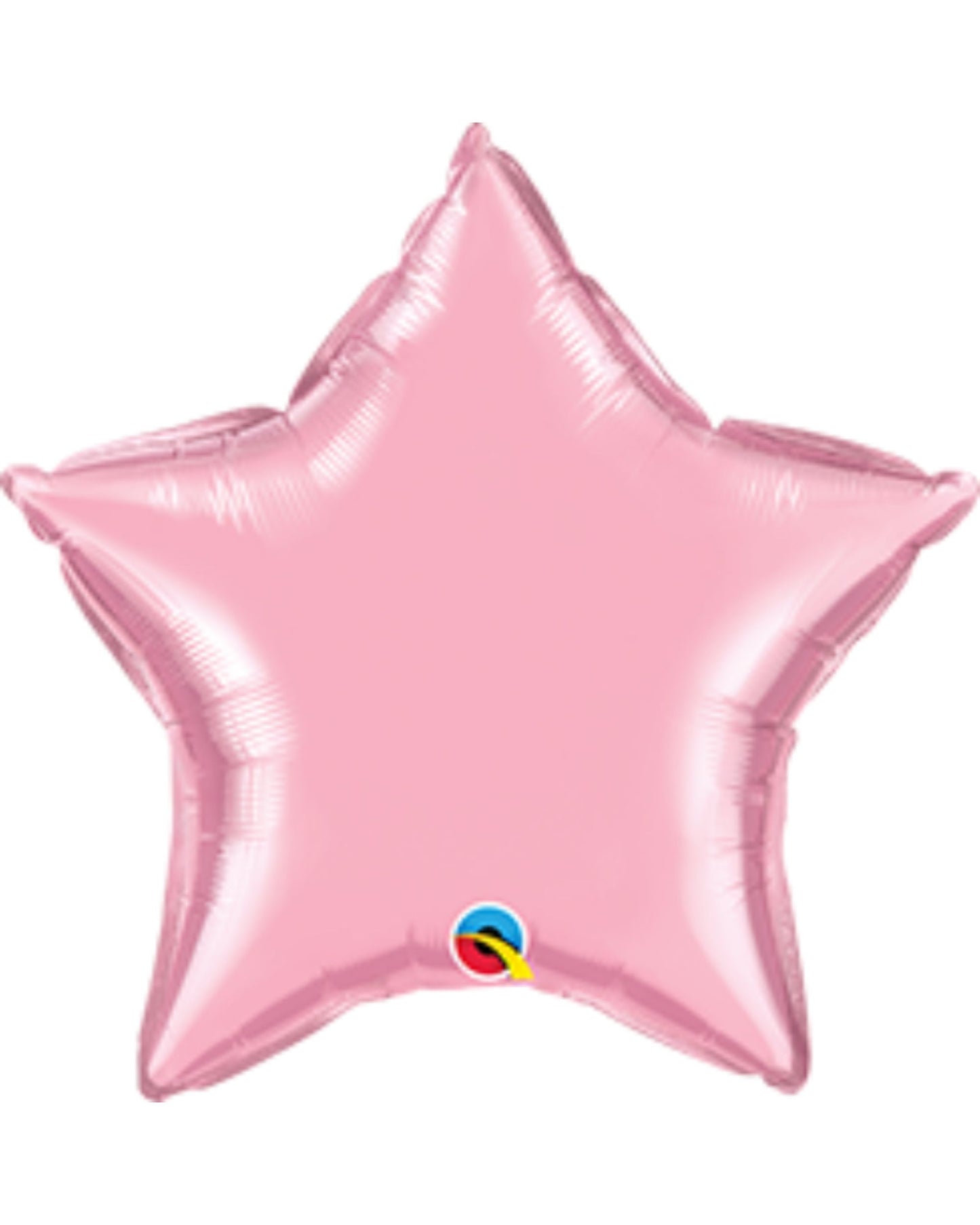 Balão estrela rosa claro 50cm