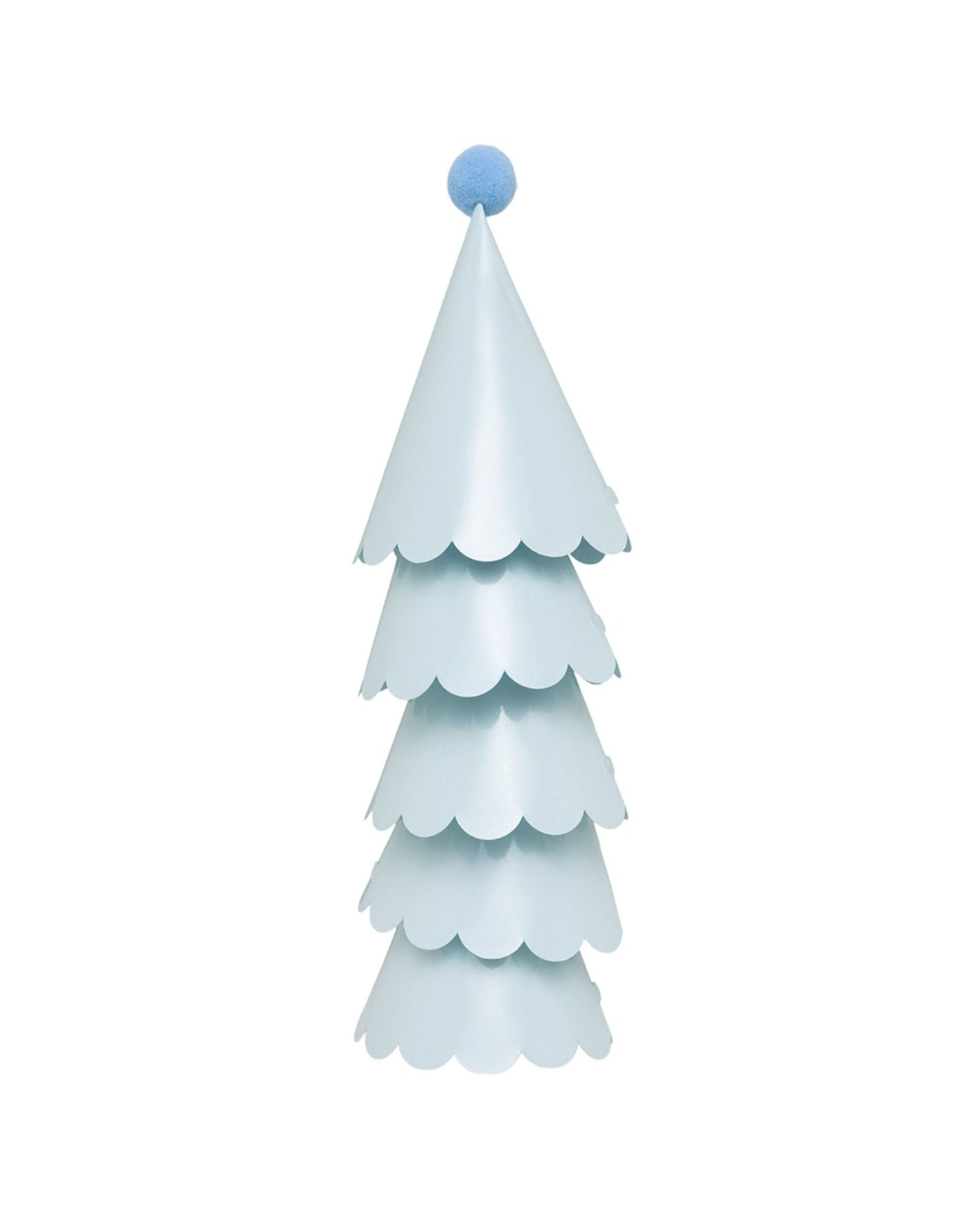 Chapéus pompom azul claro (5 Un.)