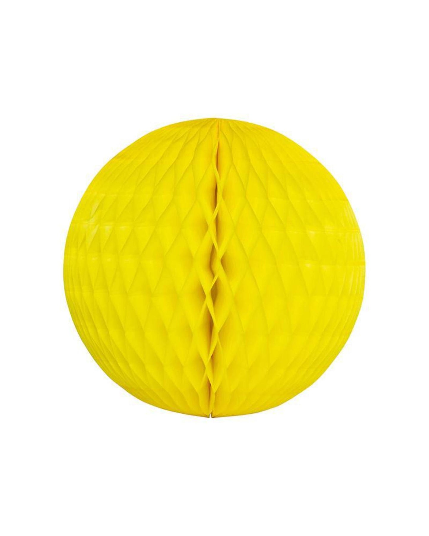 Bola papel amarelo 24cm