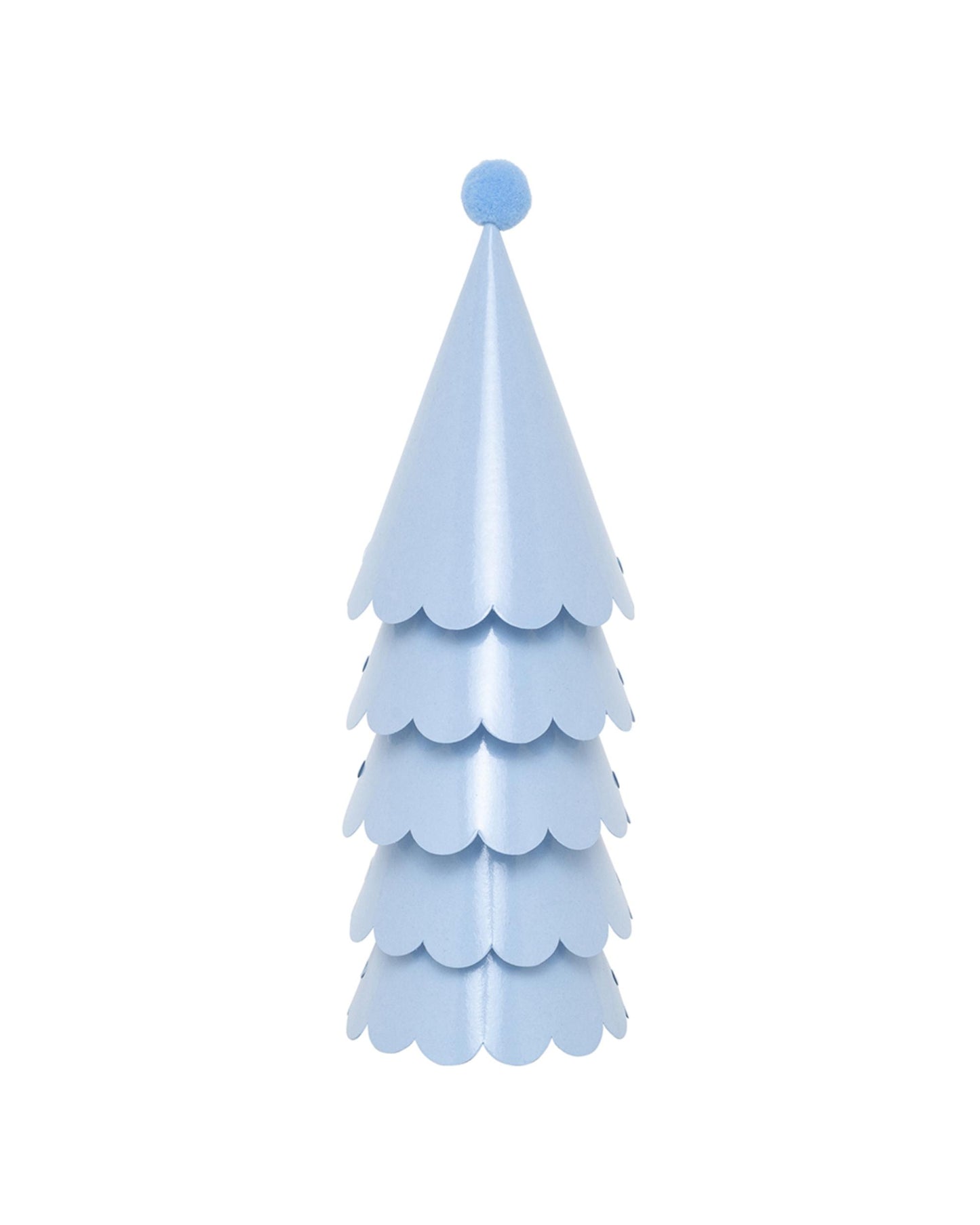 Chapéus pompom azul médio (5 Un.)
