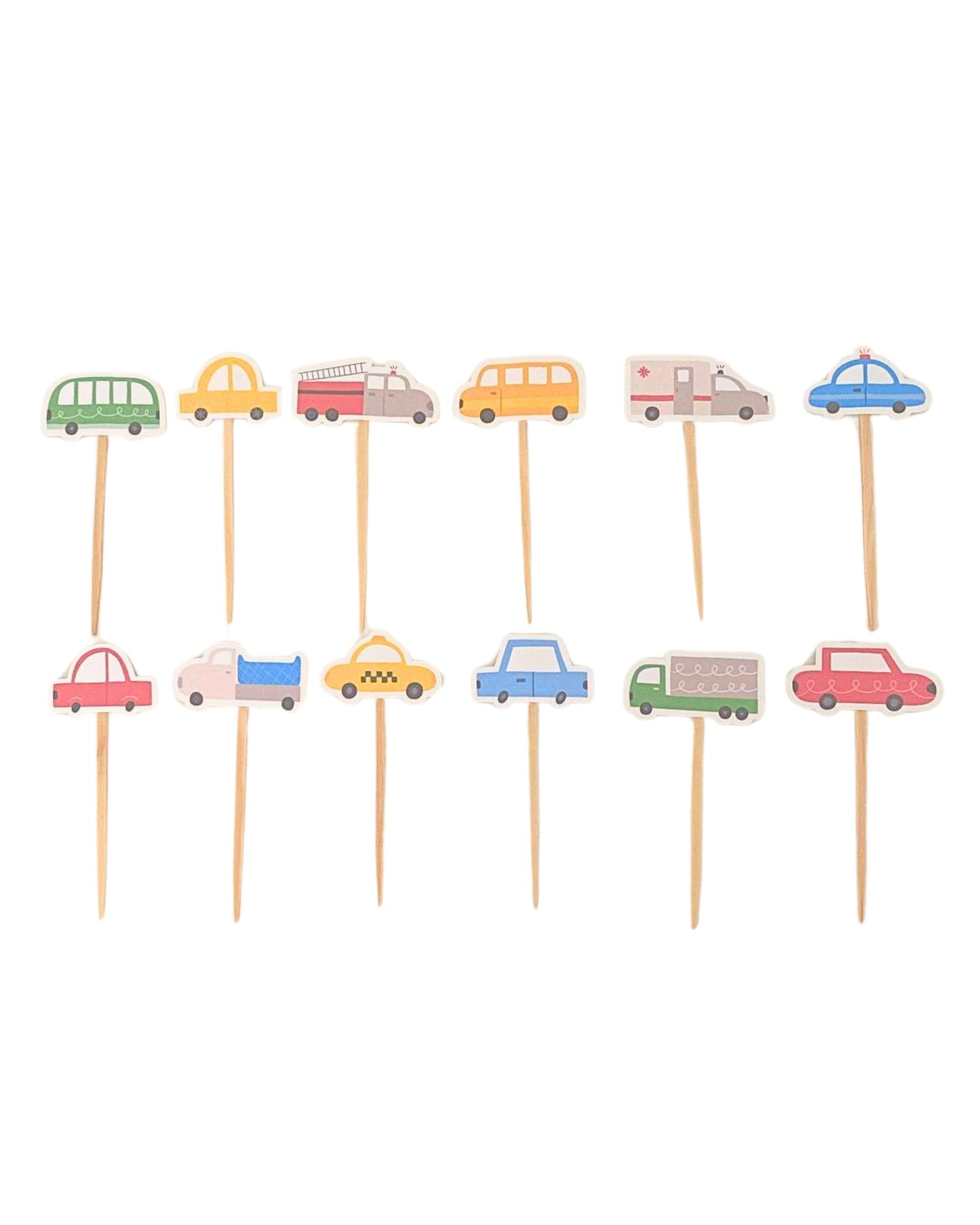 Topos de doces veículos (12 Un.)