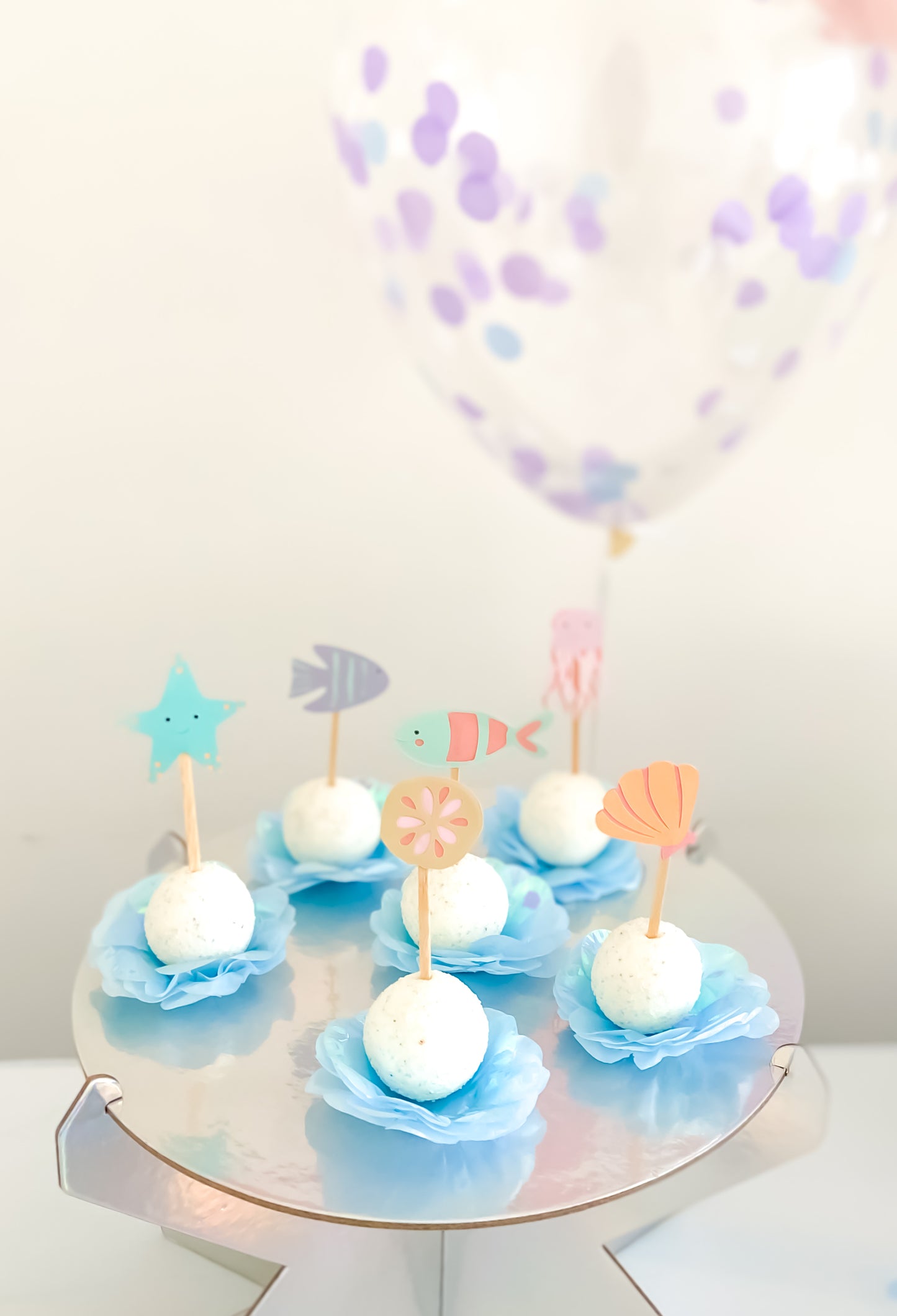 Kit Decoração Mar - Tamanho G Azul