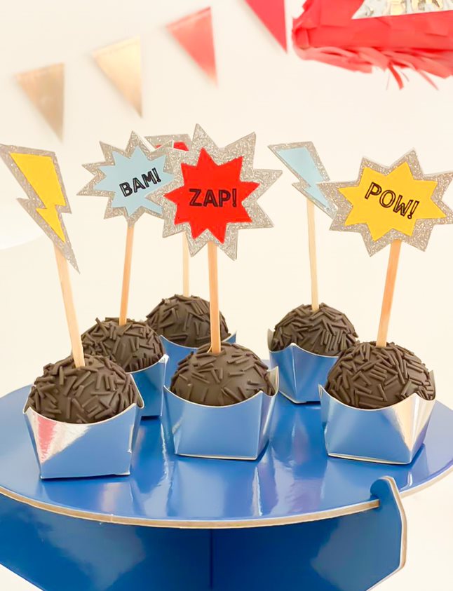 Topos de doces herois (12 Un.)