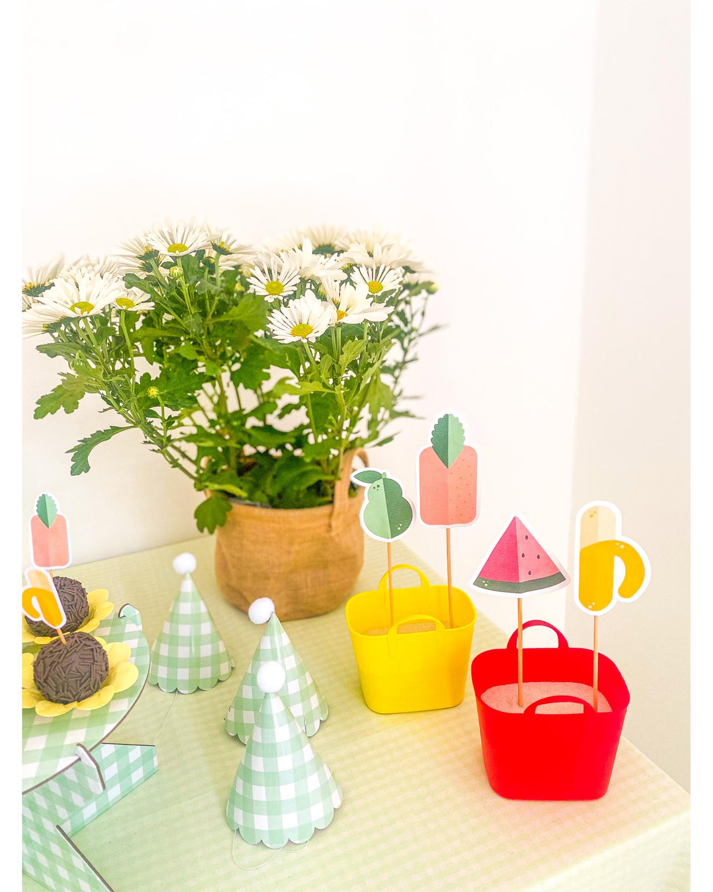 Kit Decoração Frutas - Tamanho G