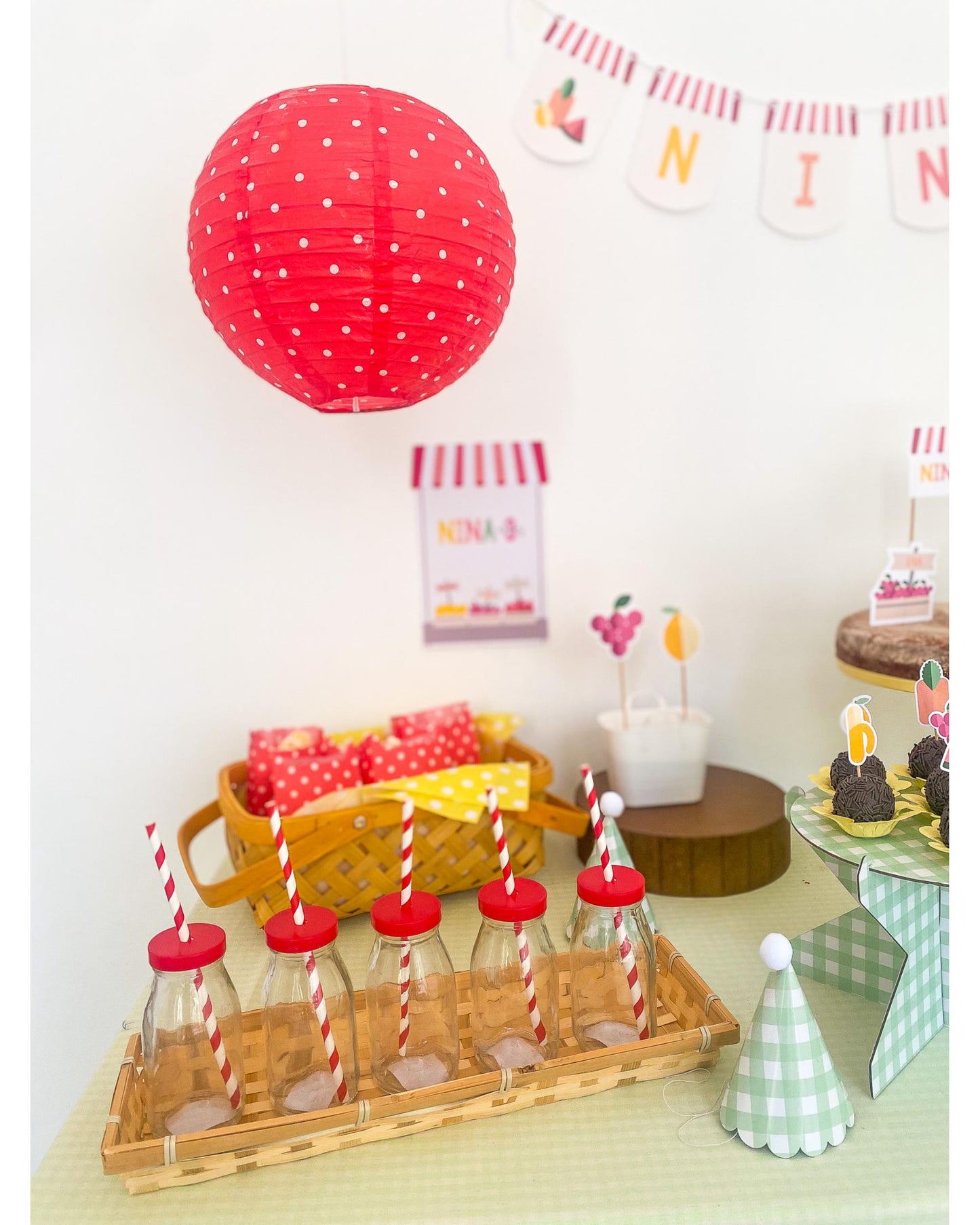 Kit Decoração Frutas - Tamanho G