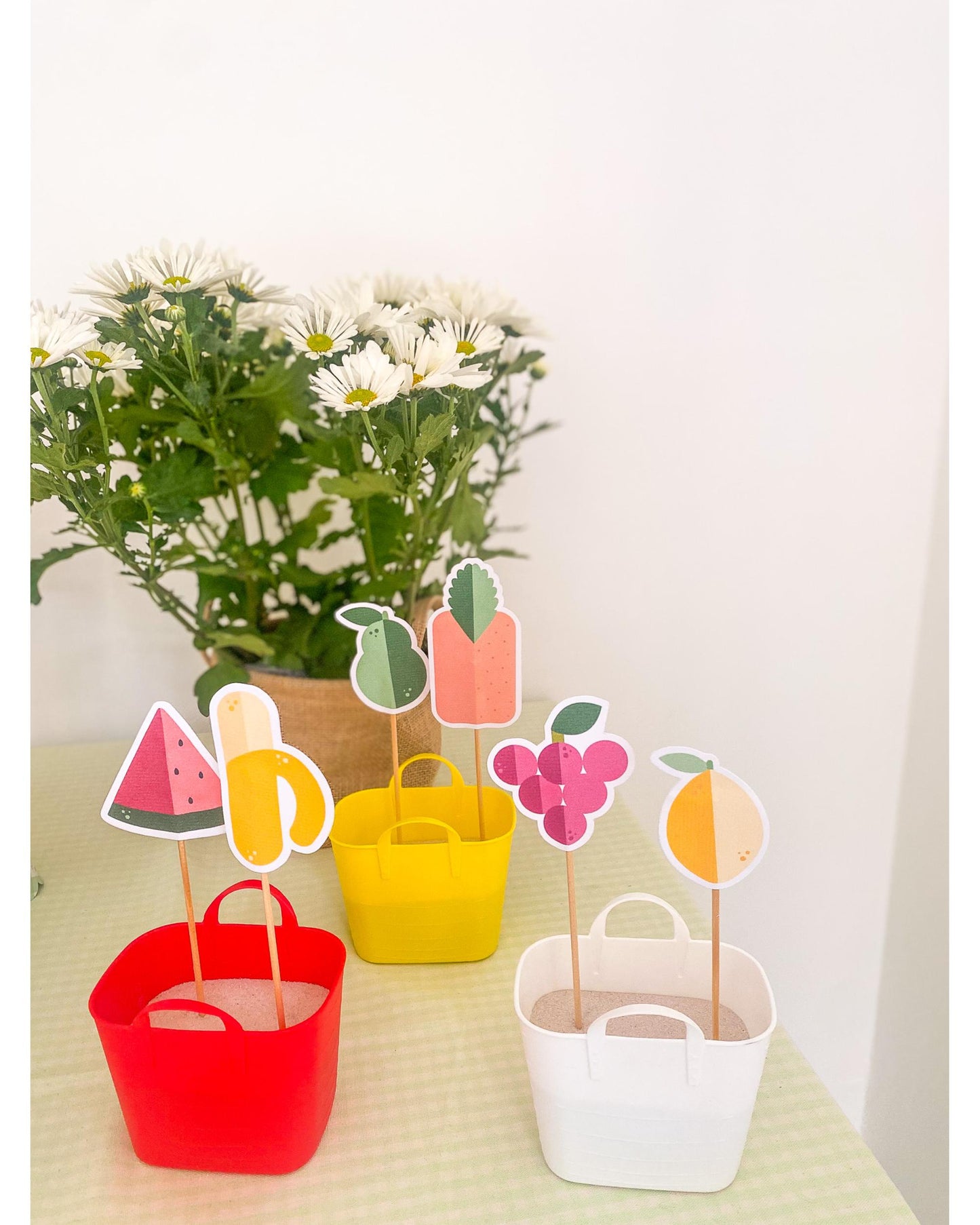 Kit Decoração Frutas - Tamanho G