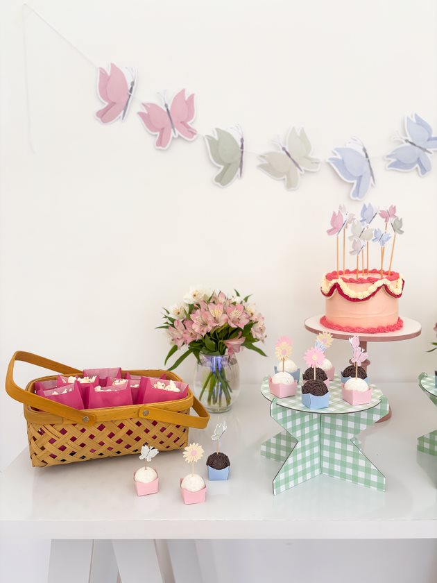 Kit Decoração Jardim das Borboletas - Tamanho G