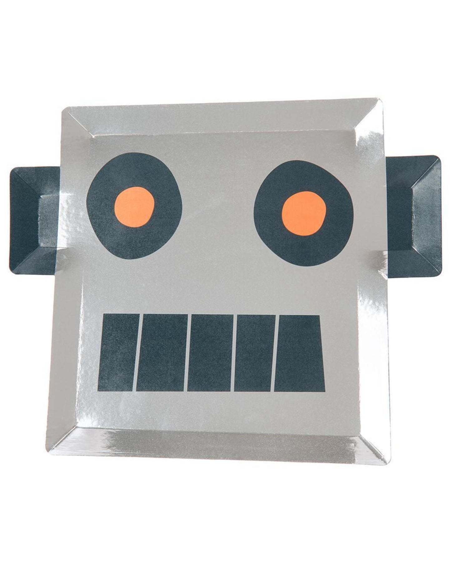 Pratos papel robô (8 Un.)