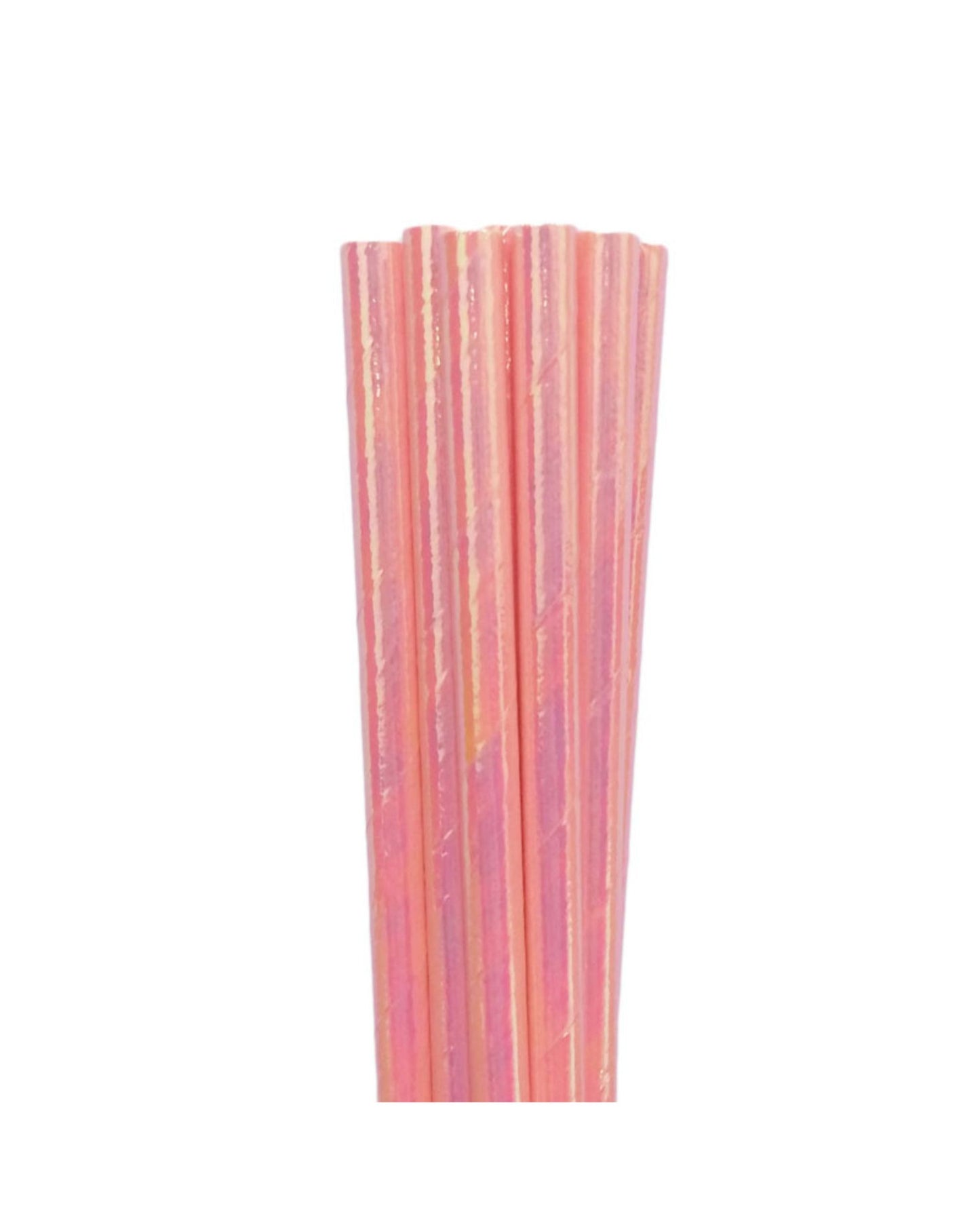 Canudos papel furta cor rosa claro (20 Un.)