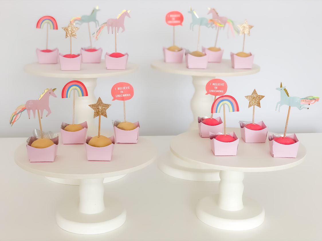 Enfeites doces unicórnio (24 Un.)