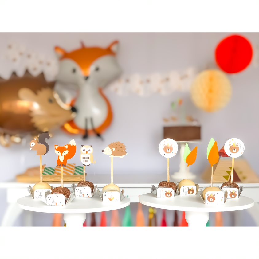 Forminhas de doces animais (25 Un.)