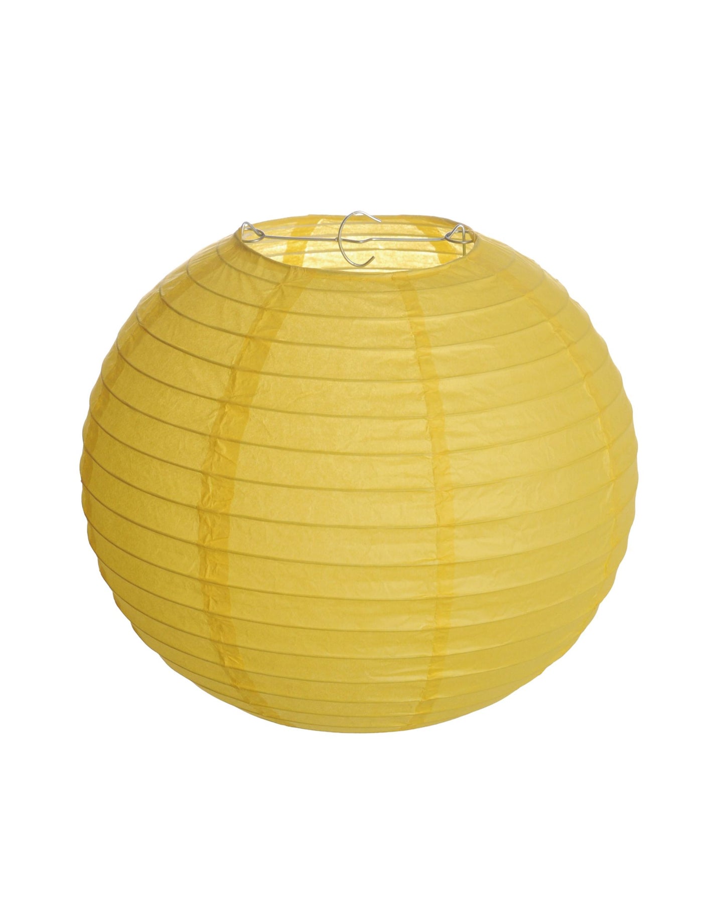 Globo papel amarelo 20cm