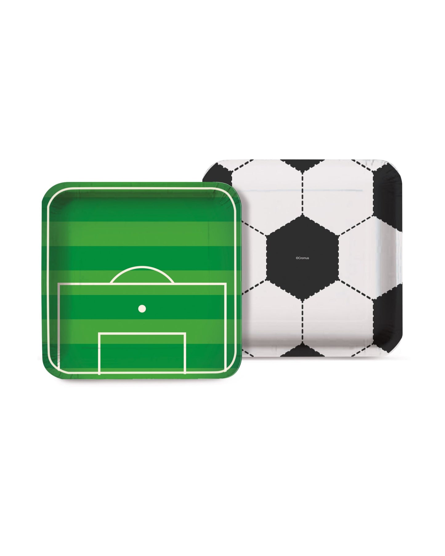 Pratos papel futebol (8 un.)