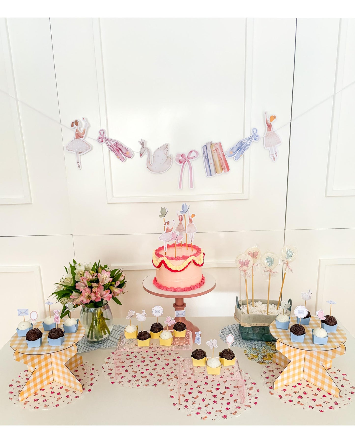 Kit Decoração Dançarinas - Tamanho P