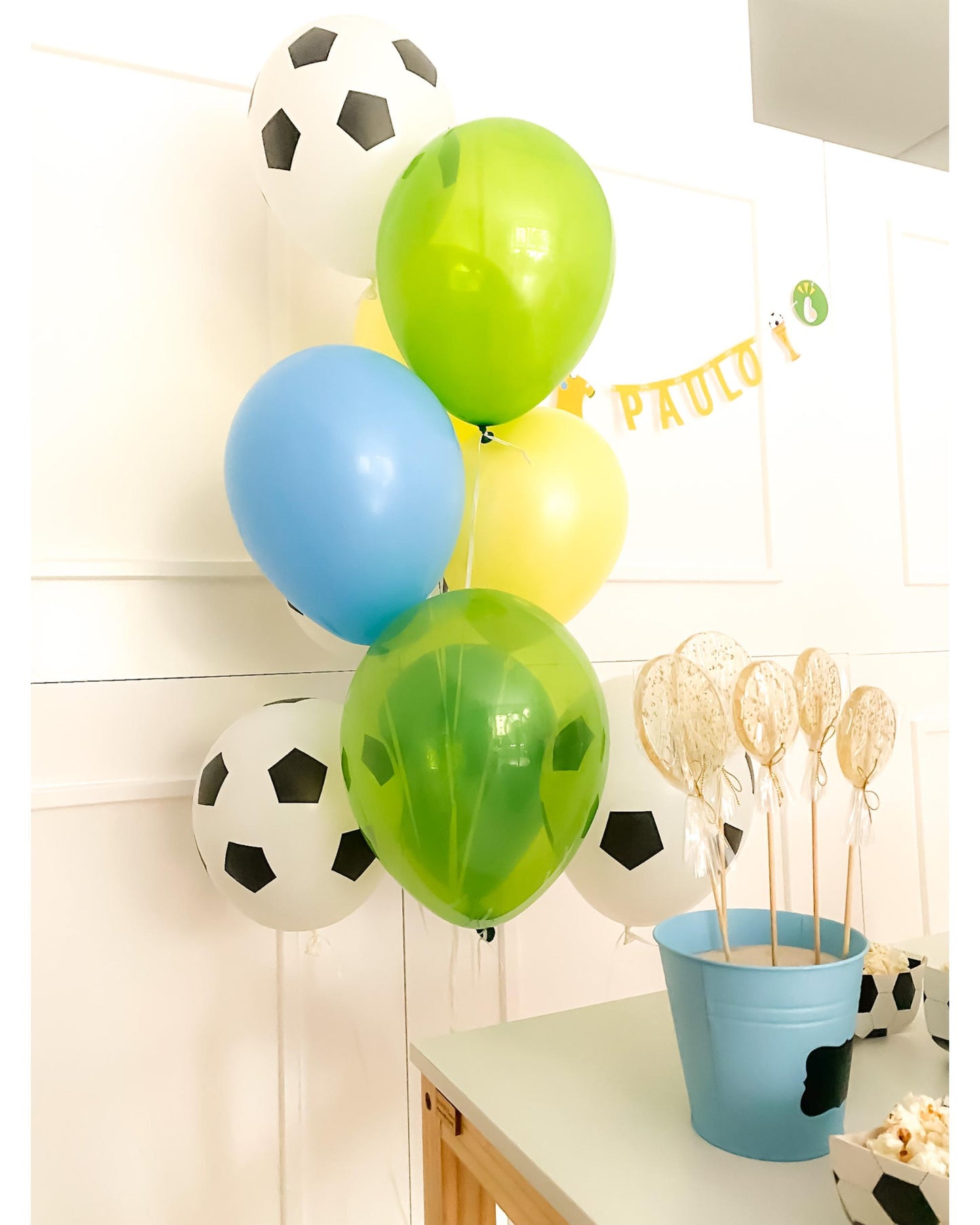 Kit Decoração Gol Brasil - Tamanho G