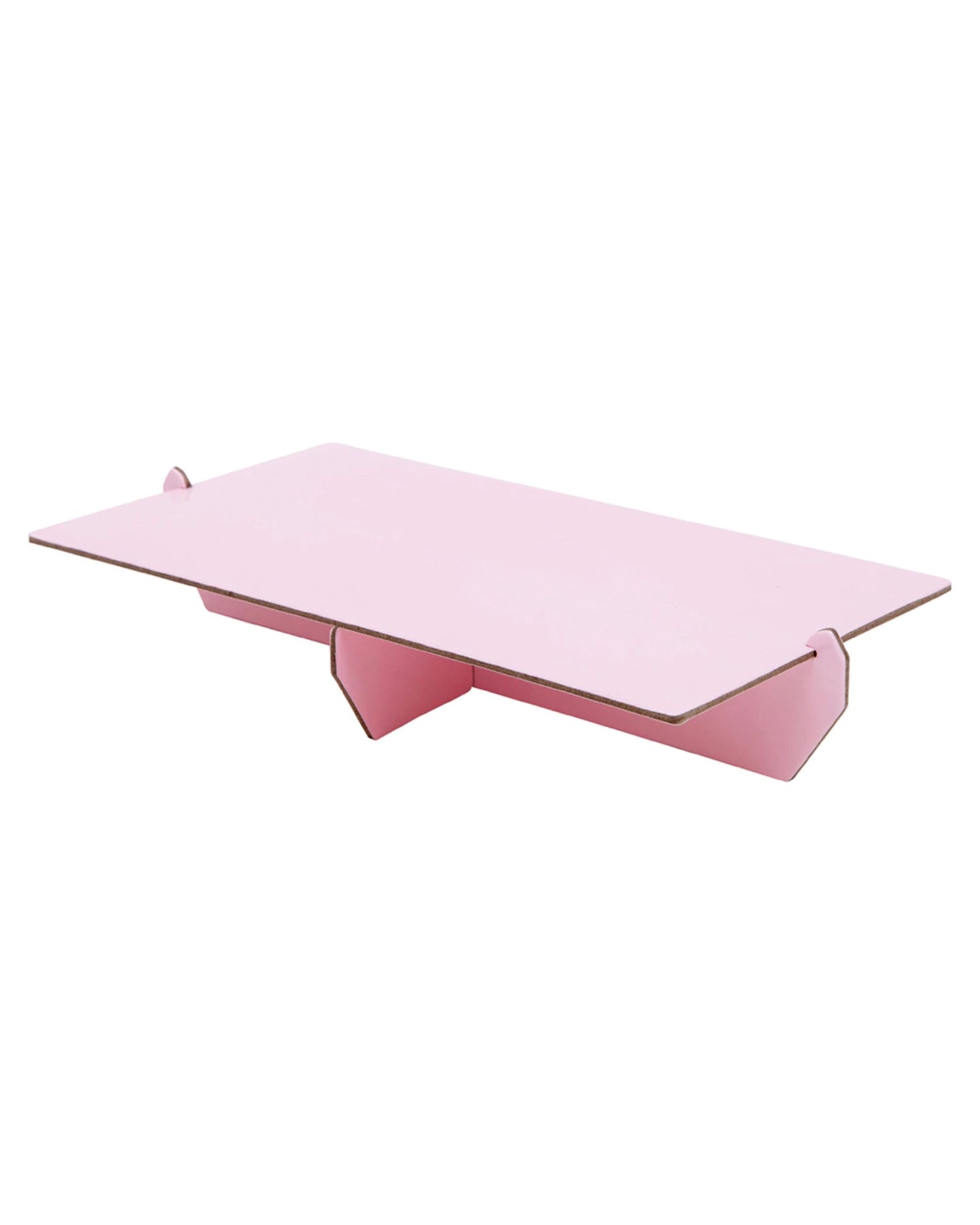 Bandeja retangular rosa