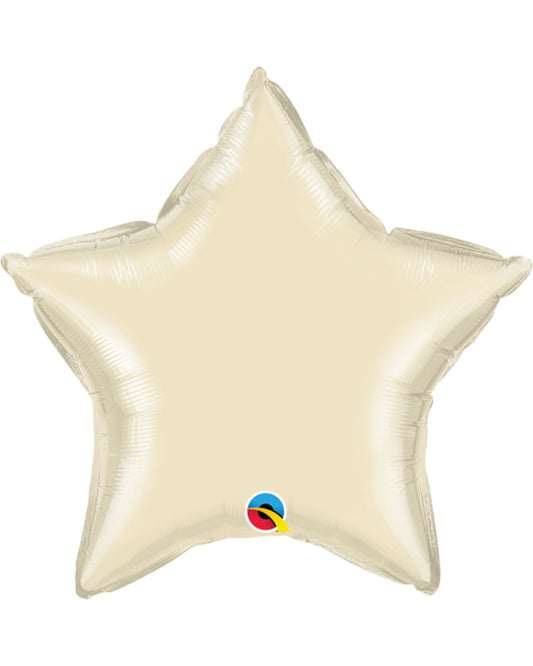 Balão 20 Pol. Estrela marfim