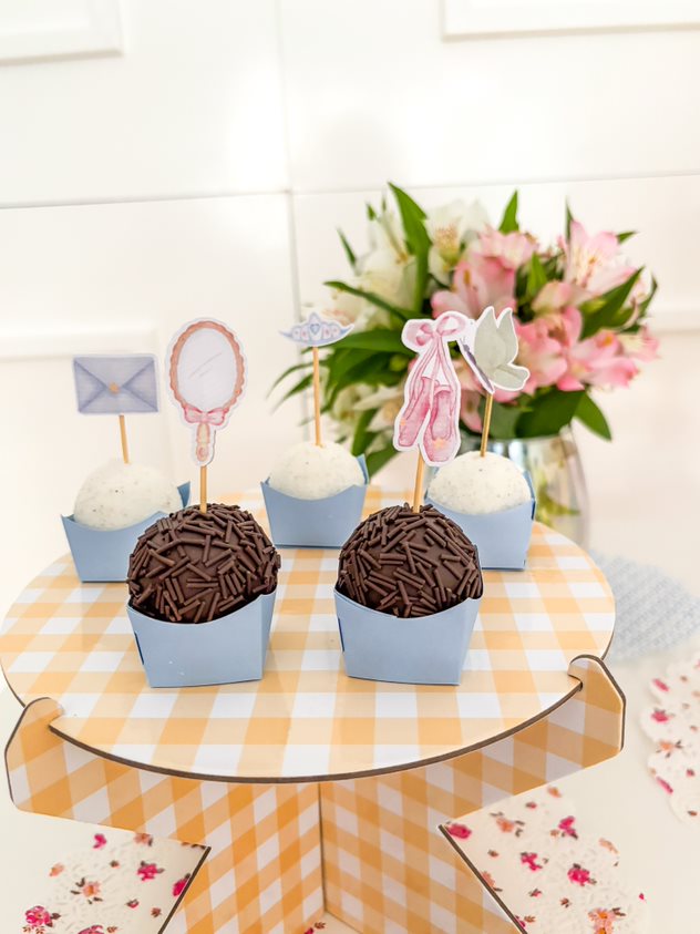 Topos de Doces Borboletas (16 Un.)