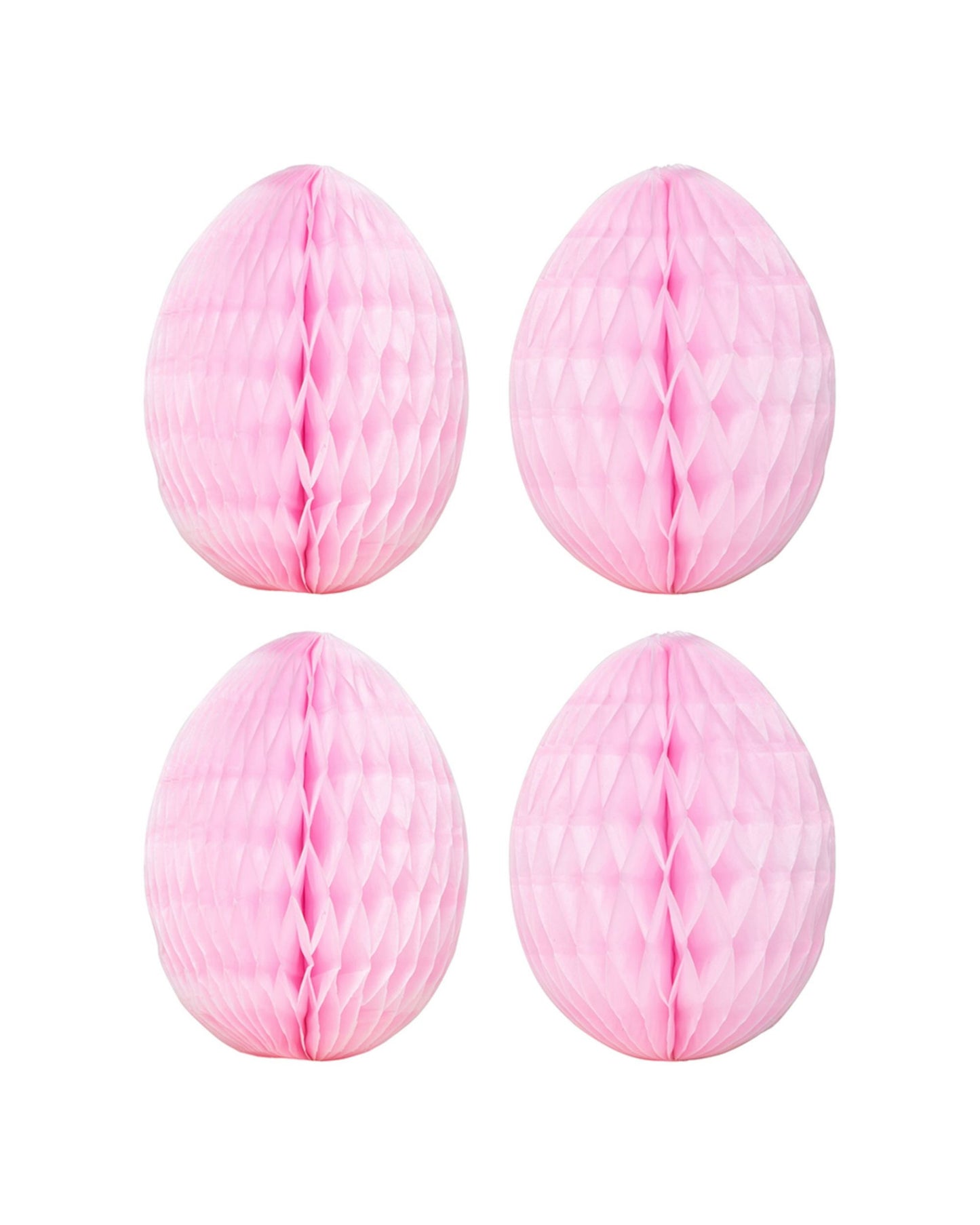 Ovos papel pequenos rosa claro (4 Un.)