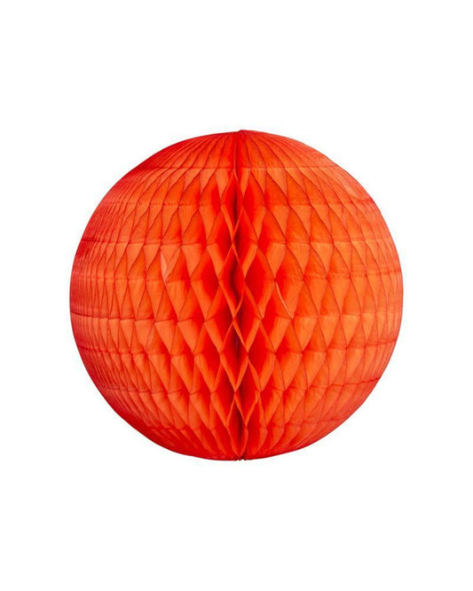 Bola papel laranja 24cm