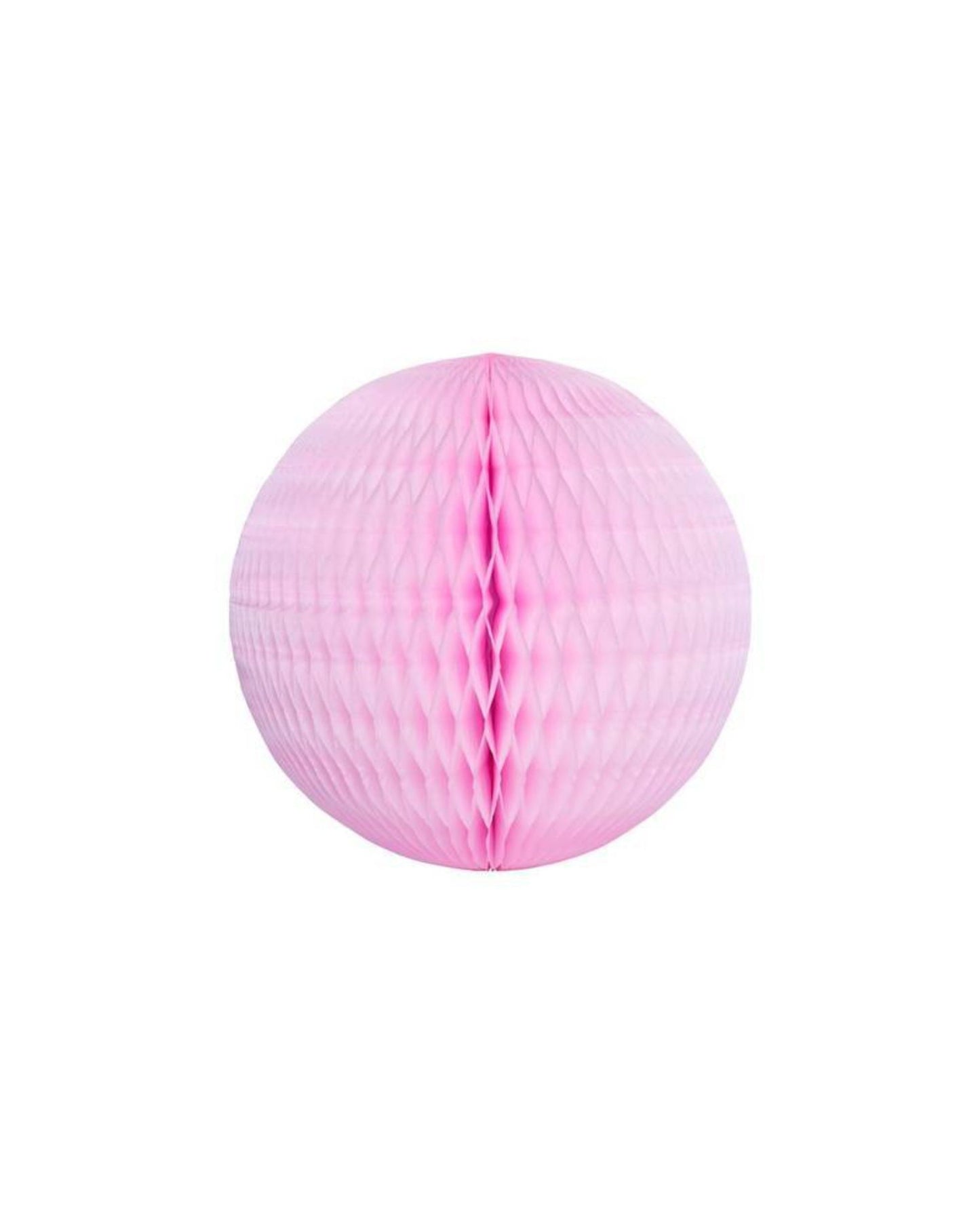 Bola papel rosa claro 17cm