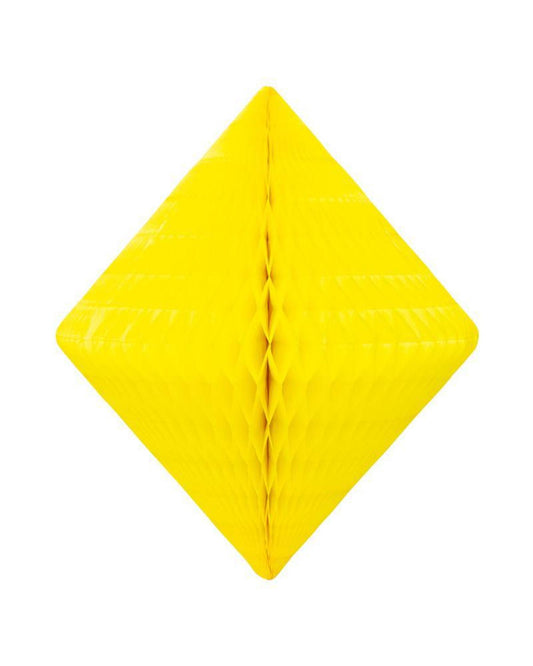 Losango papel amarelo 25cm