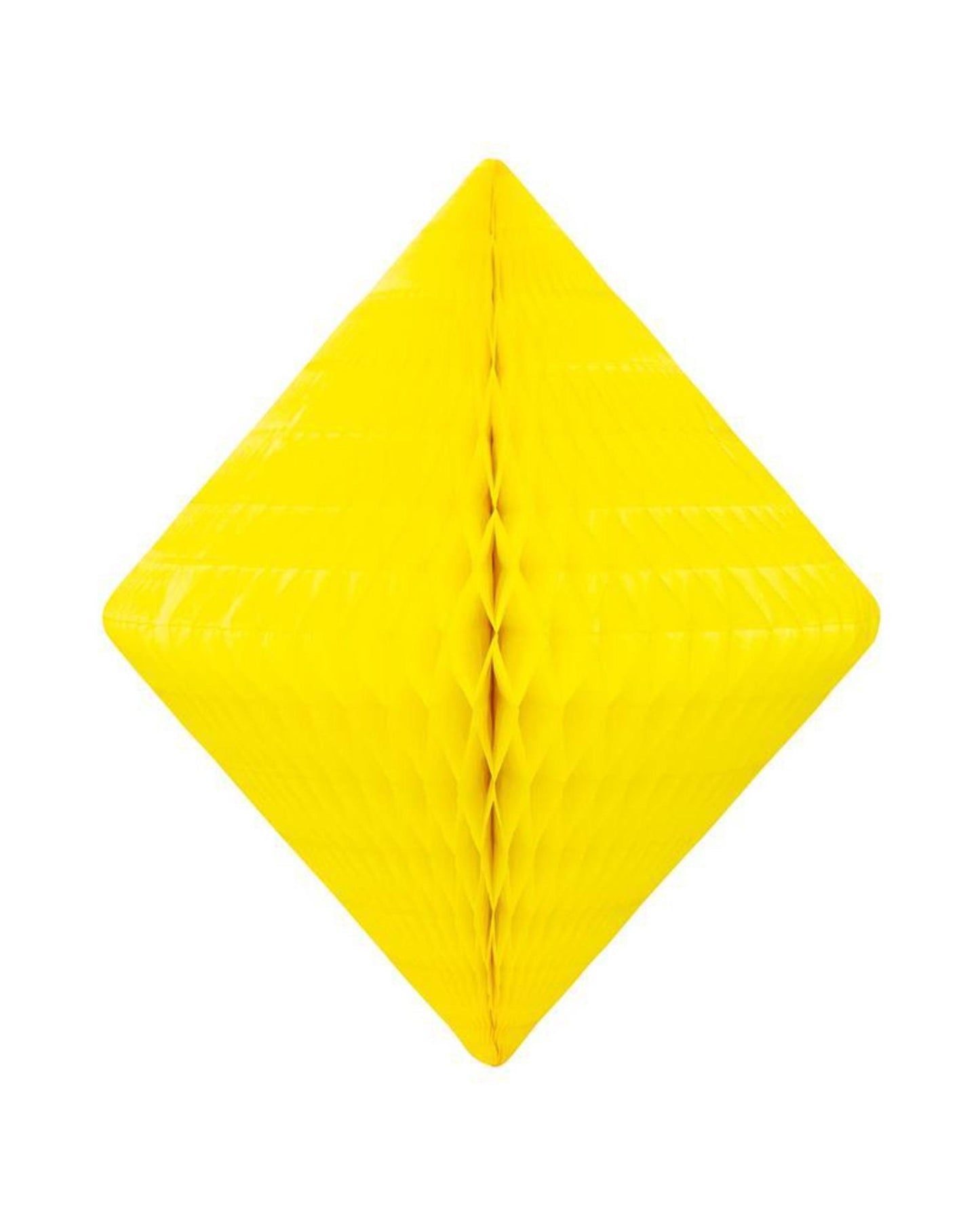 Losango papel amarelo 25cm