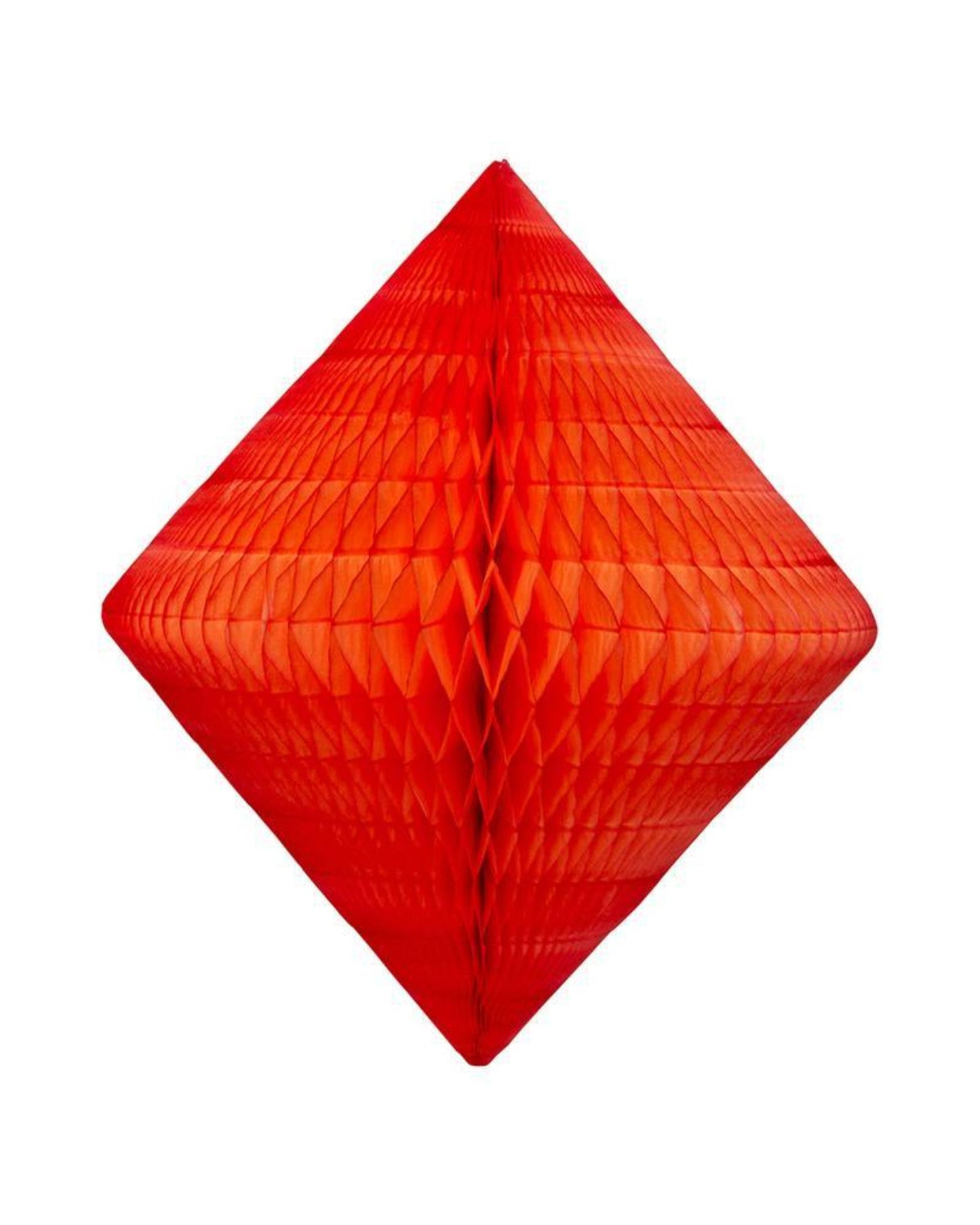 Losango papel laranja 25cm
