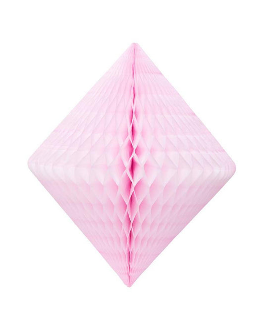 Losango papel rosa claro 25cm