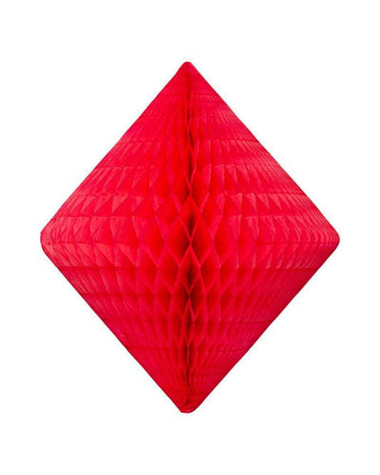 Losango papel vermelho 25cm