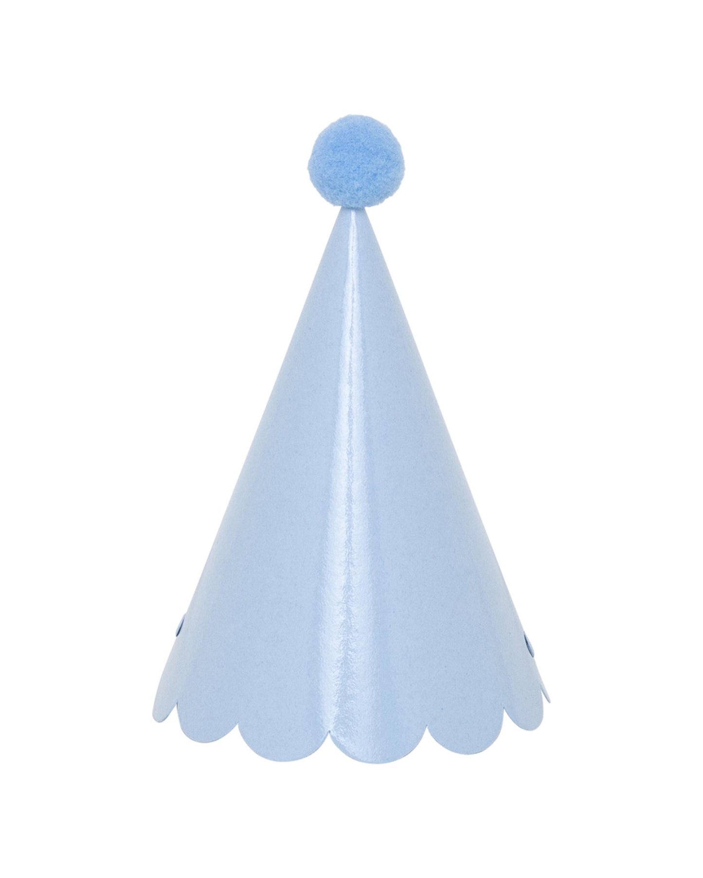 Chapéus pompom azul médio (5 Un.)