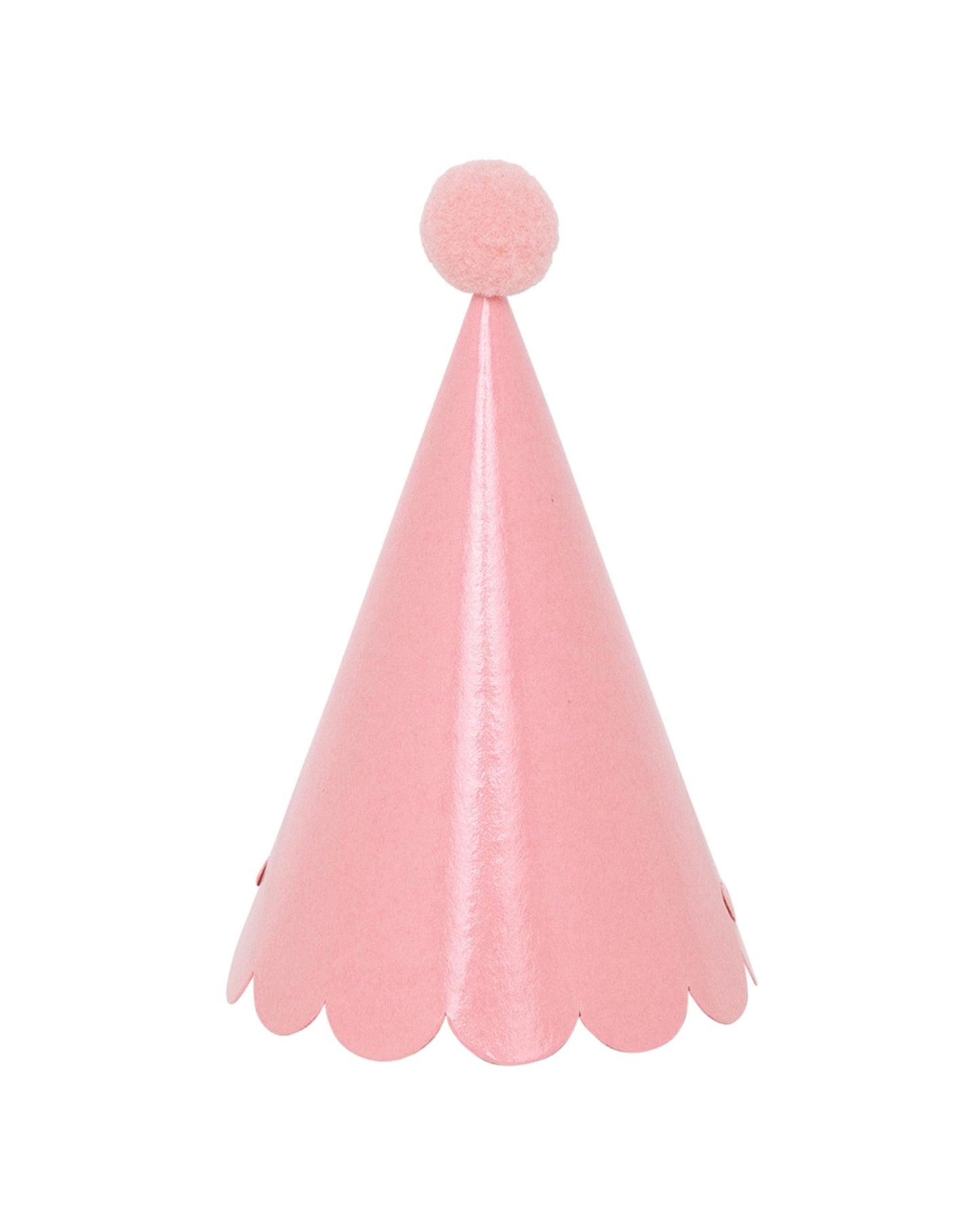 Chapéus pompom rosa médio (5 Un.)