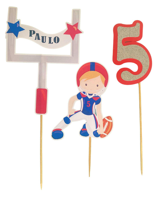 Topo de bolo Futebol Americano