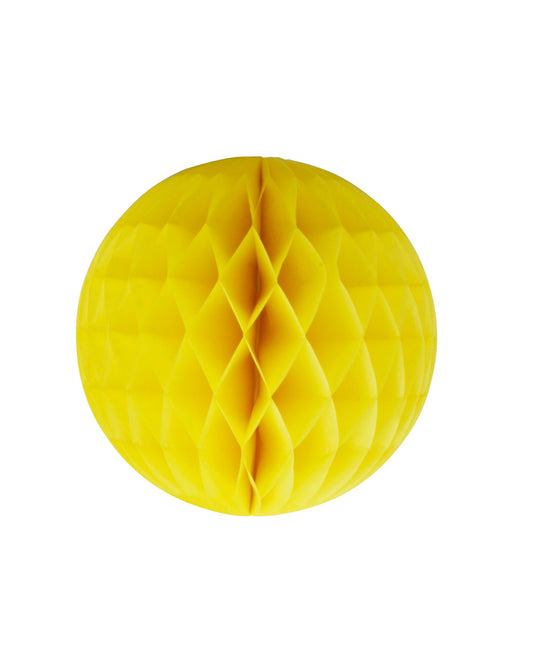 Bola papel amarelo 25cm