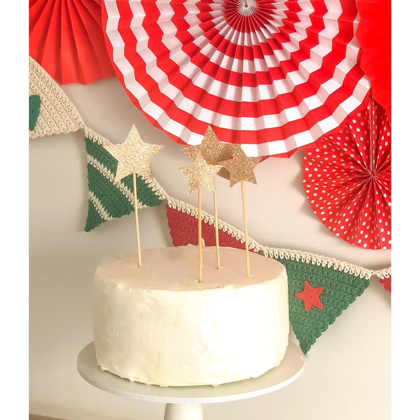 Bandeirola crochê natal