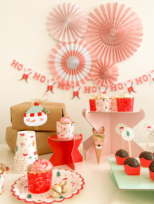 Topos de doces natal estampa (10 Un.)
