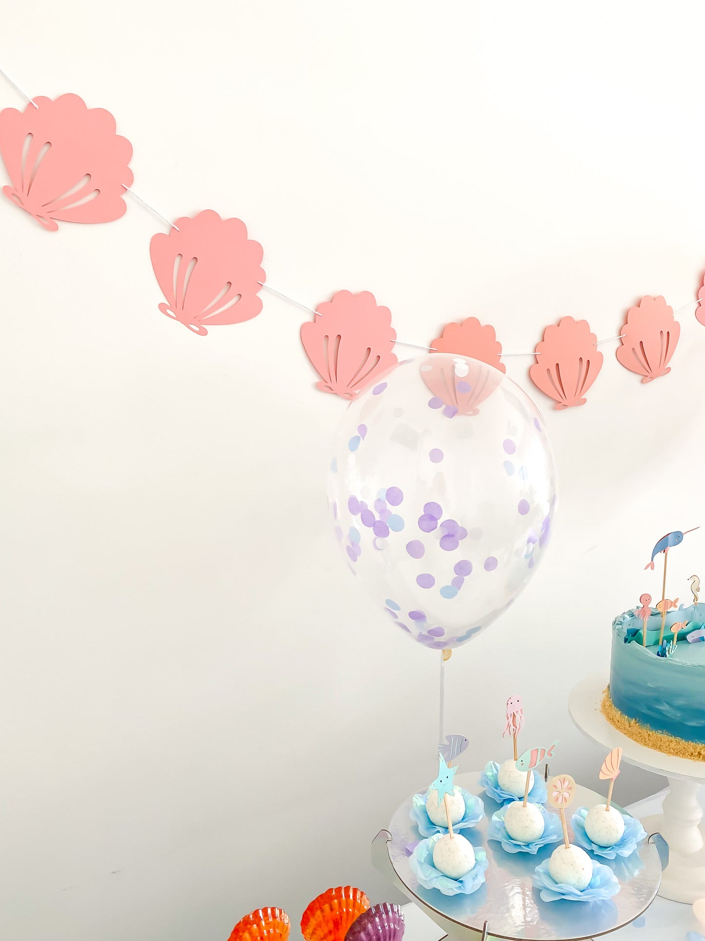 Kit Decoração Mar - Tamanho G Rosa