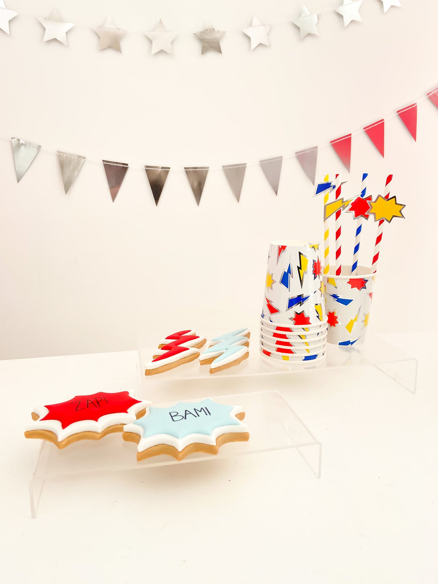 Kit Decoração Heróis - Tamanho P