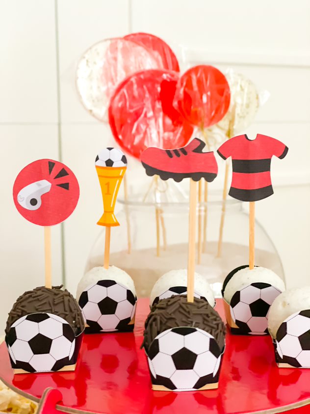 Topos de doces gol Flamengo (12 Un.)