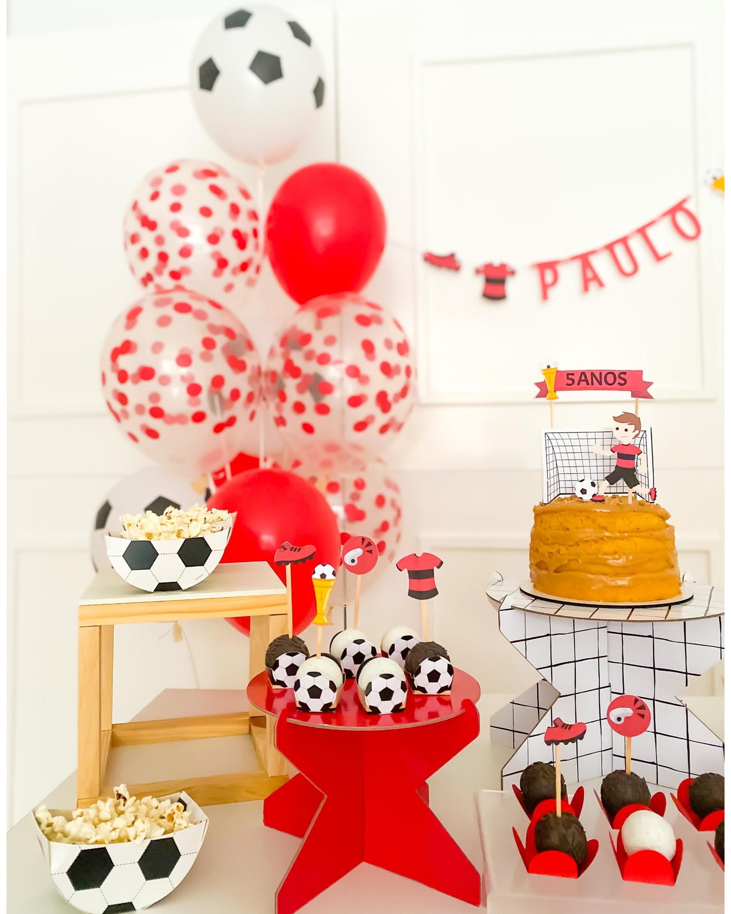 Kit Decoração Gol Flamengo - Tamanho G