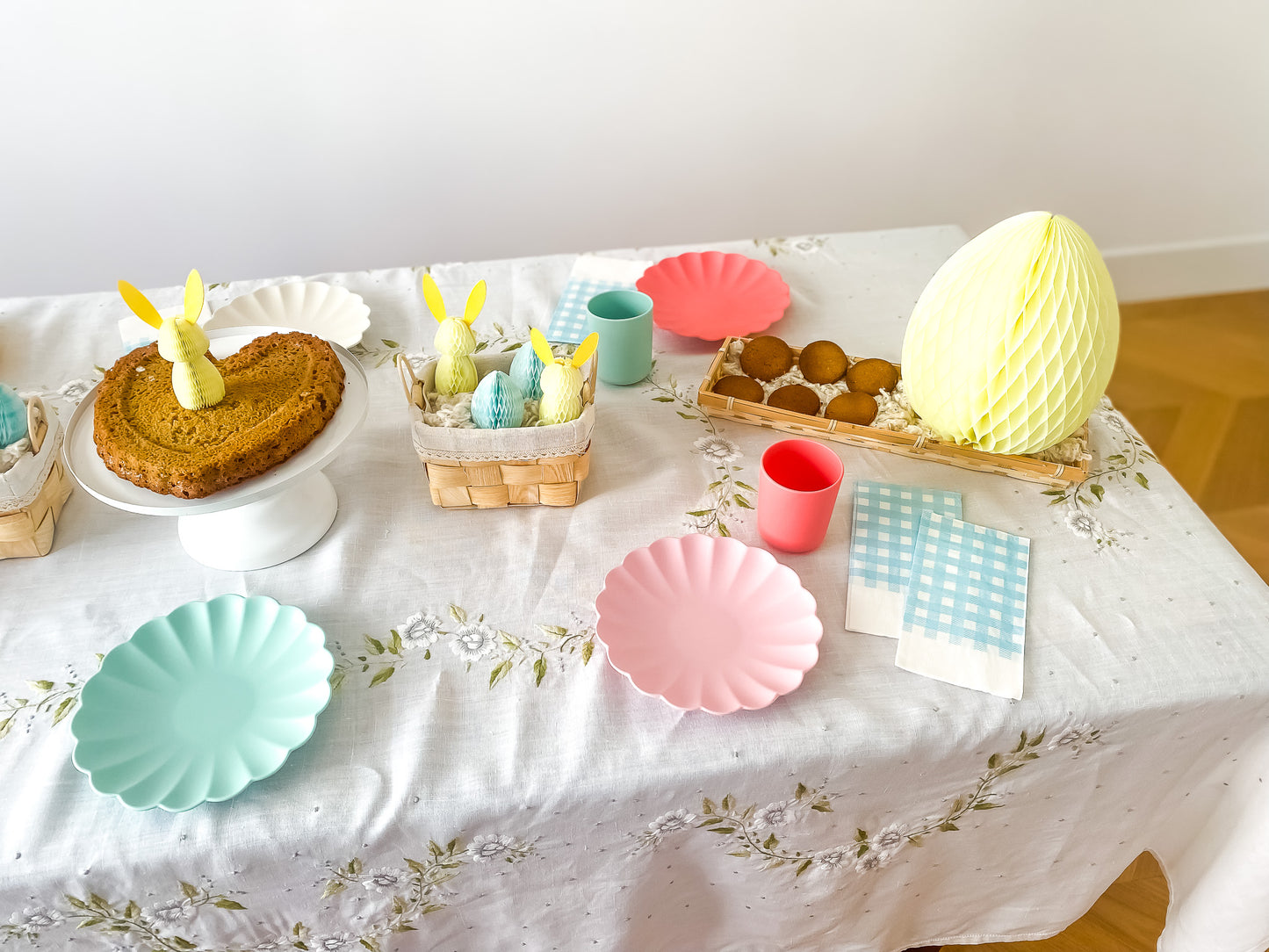 Kit decoração Páscoa amarelo e verde