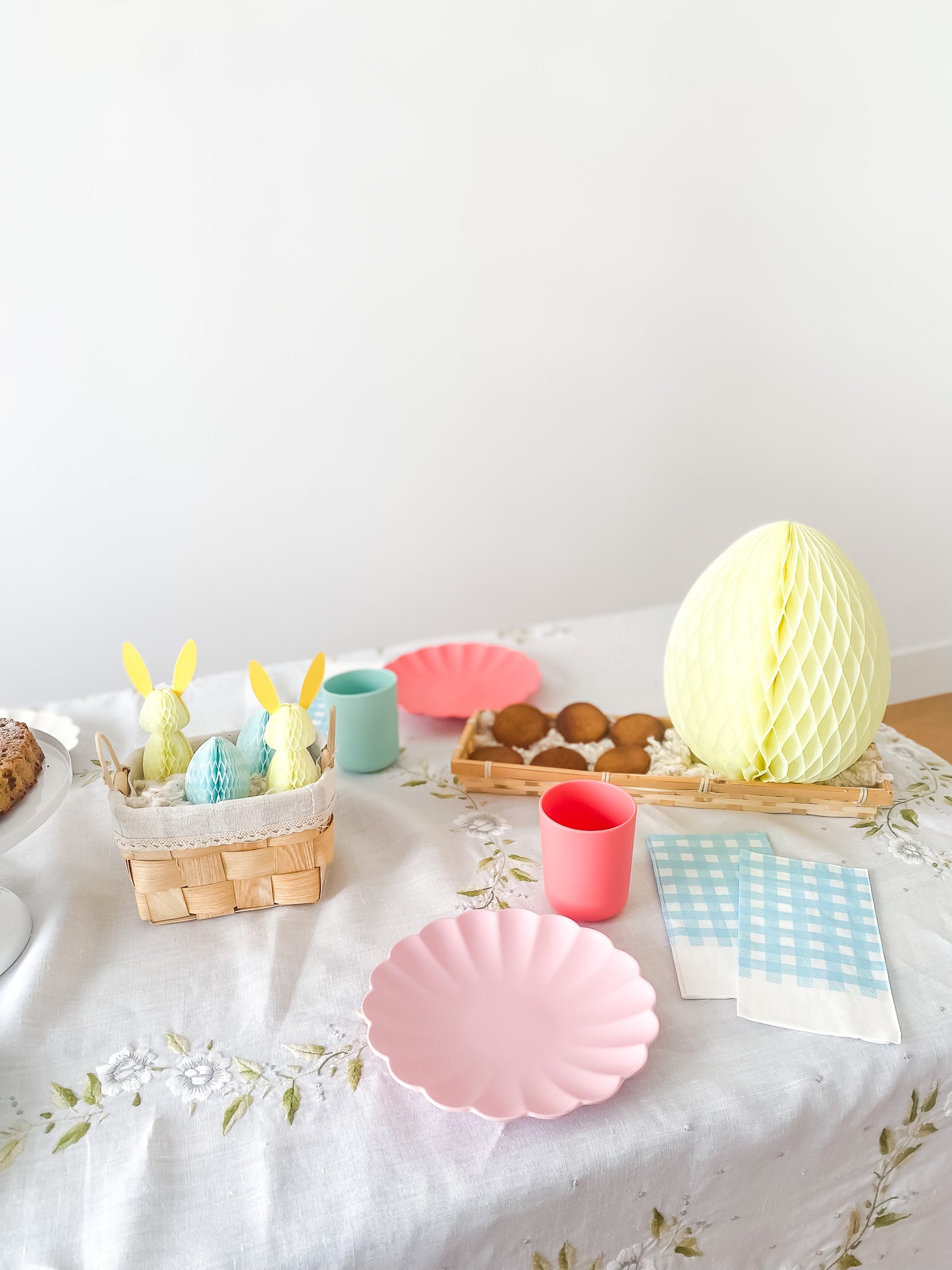 Kit decoração Páscoa amarelo e verde