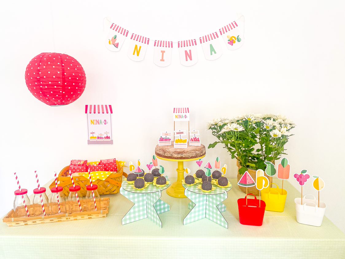 Quadrinho decorativo frutas