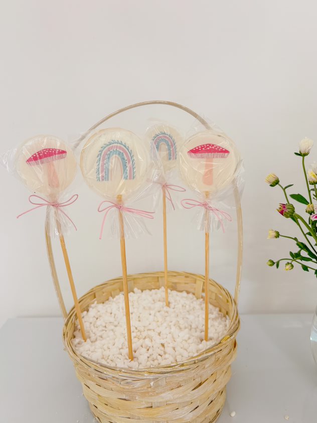 CESTA COM ALÇA AMARELO