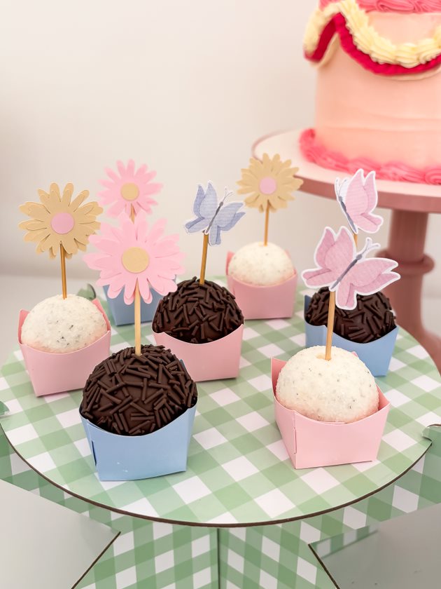 Topos de Doces Borboletas (16 Un.)
