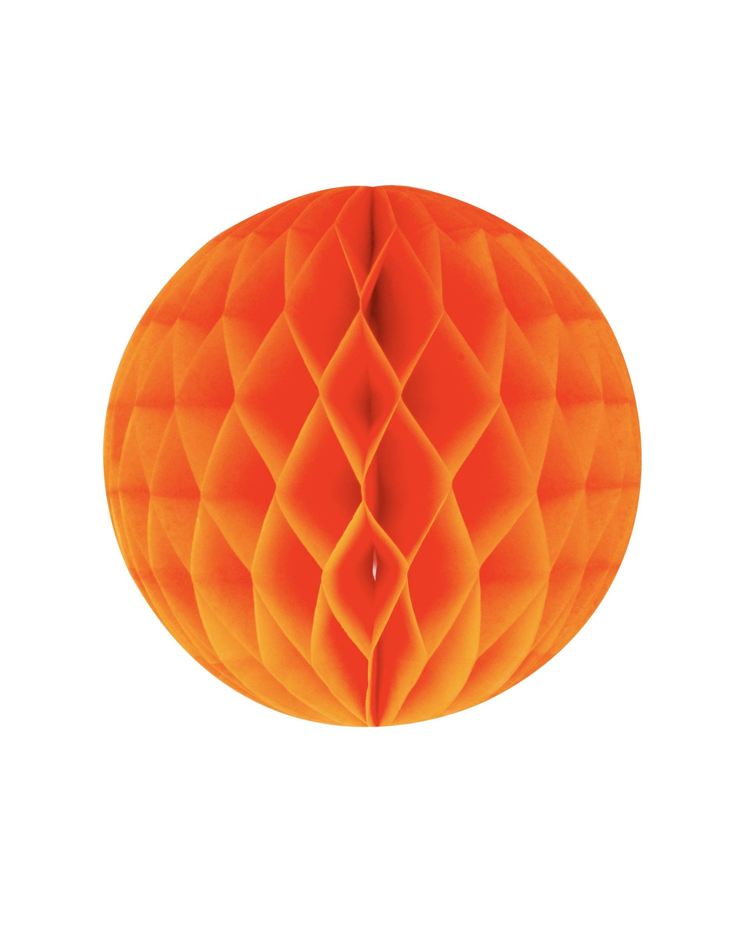 Bola papel laranja 25cm