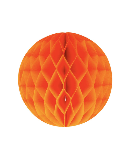 Bola papel laranja 25cm