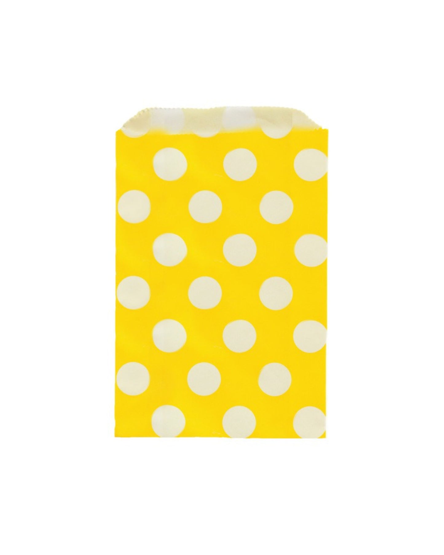 Saquinhos papel poá amarelo (12 Un.)
