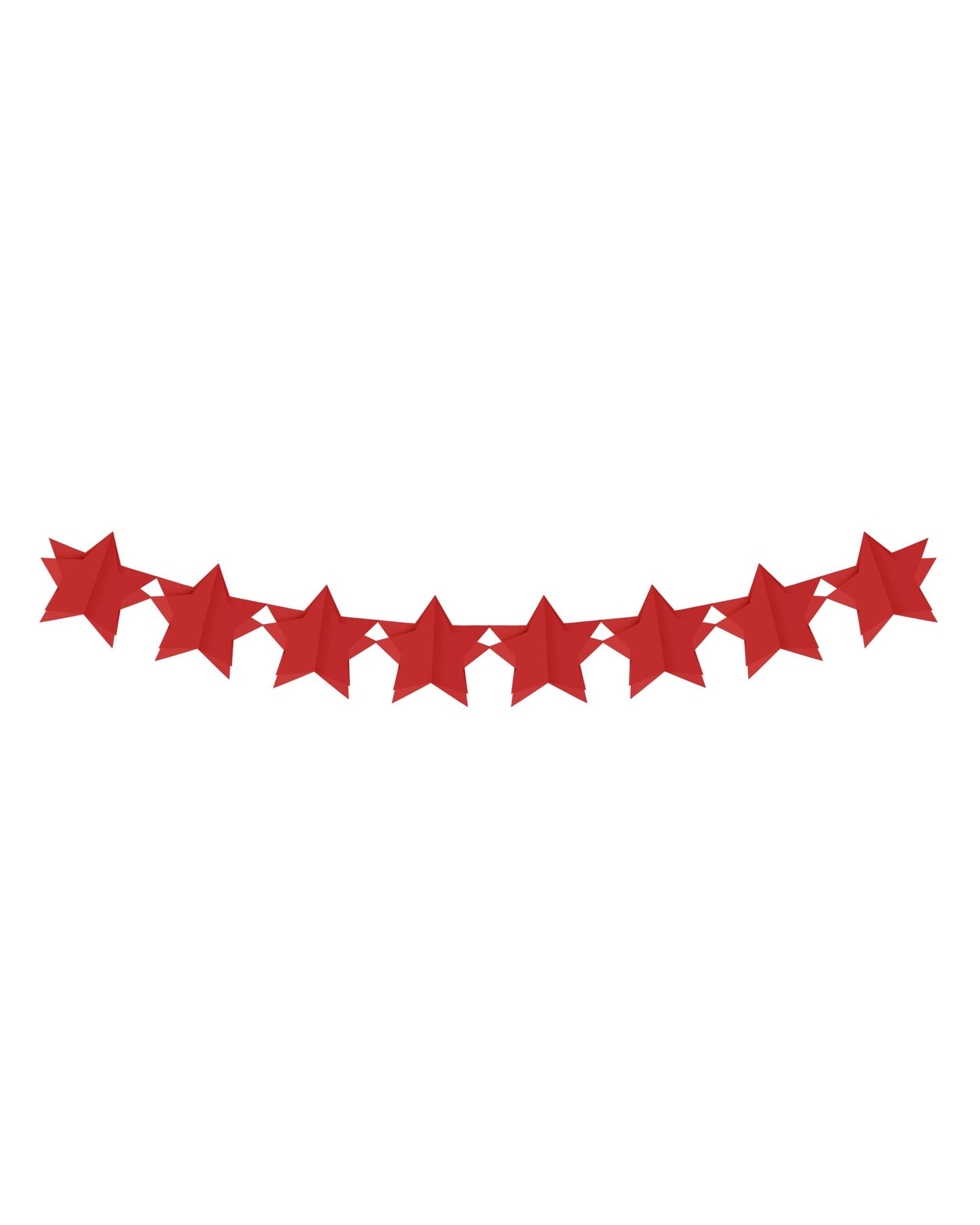 Guirlanda estrela vermelho
